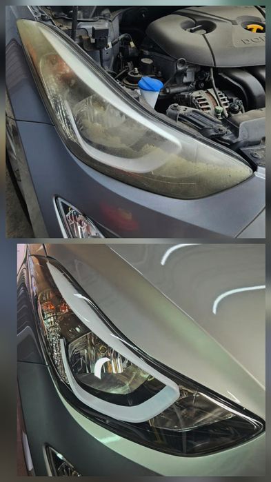 Полировка фар авто/ защита бронеплёнкой