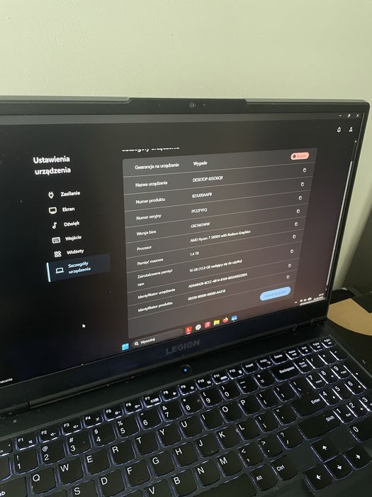 Lenovo Legion 5- Zestaw Gamingowy