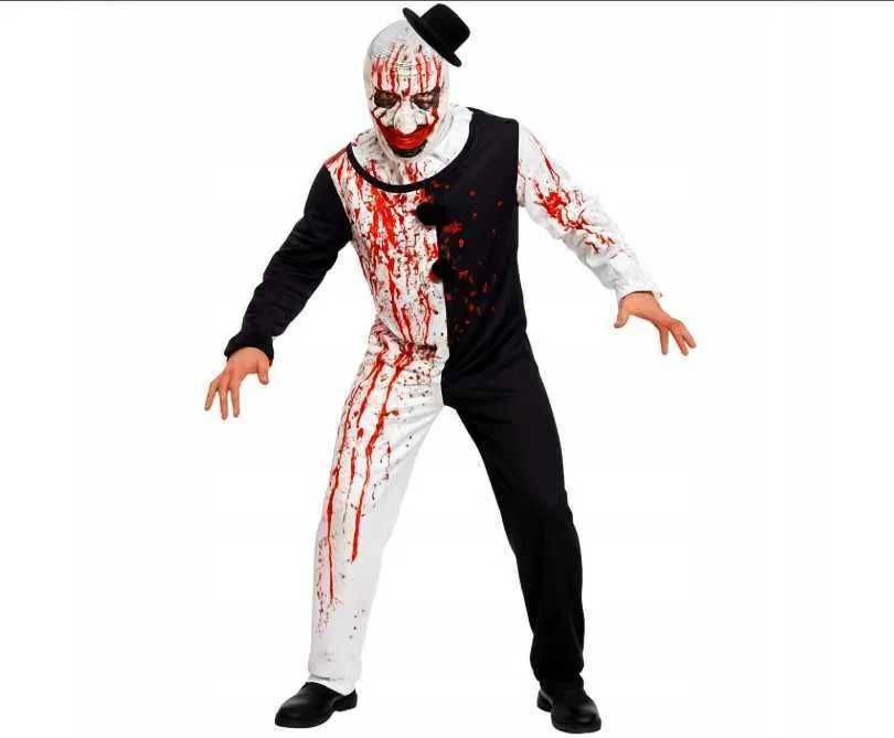 TERRIFIER – Strój Halloweenowy Kostium Klaun Błazen 170-176 cm  (M/L)