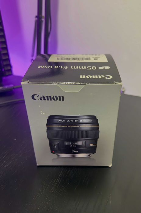 Objectiva Cano Ef 85mm 1.8 USM