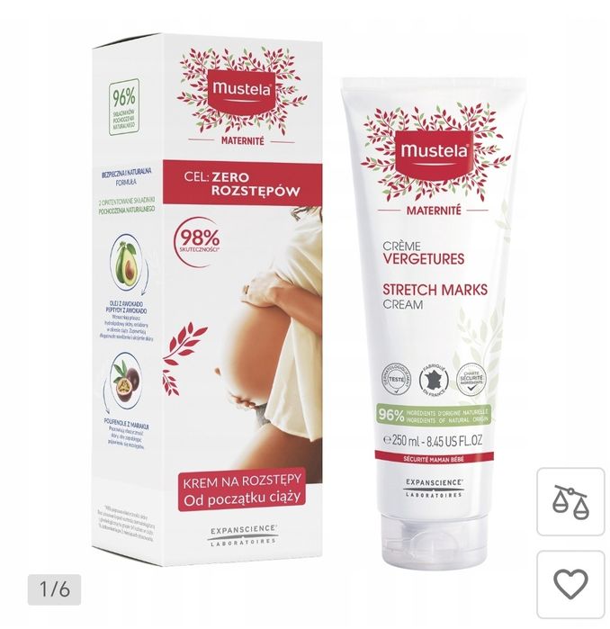 Mustela Maternite Krem Na Rozstępy 250Ml