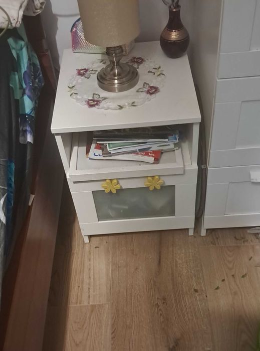 Szafka nocna 40cm brimnes IKEA  stoliki nocne brw z szufladą