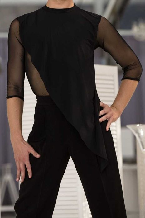 NOWA Męska koszulka turniejowa do tańca rozm. S