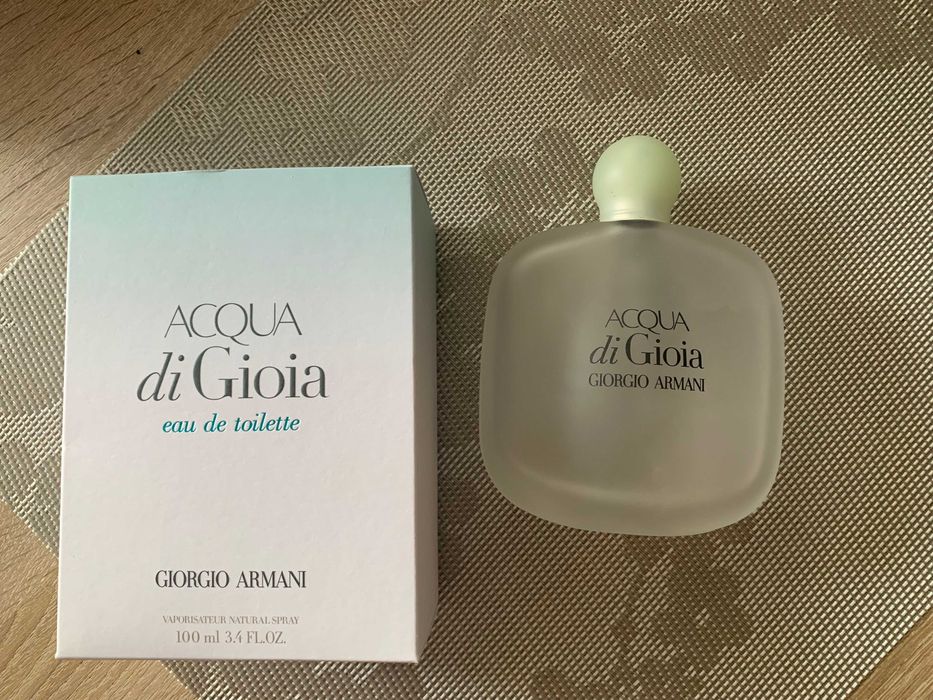 Flakon kolekcjonerski 100 ml po perfumach Armani Acqua di Gioia