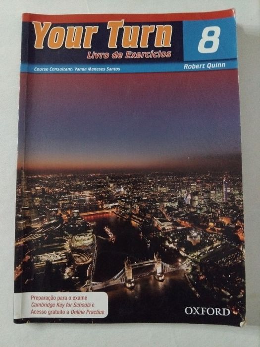 Caderno de Atividades de Inglês 8°ano em bom estado e usado