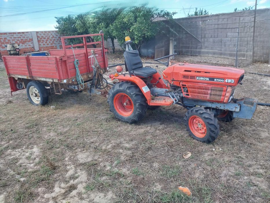 Trator KUBOTA b 7200 matriculado + alfaias
