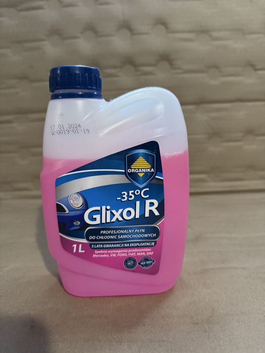 Olej mobil super 3000 5W-30  + płyn do chłodnic Glixol R