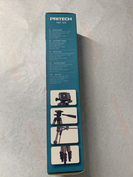 Tripé novo 40cm-125cm