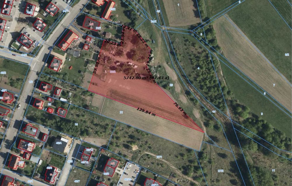 Działka budowlana 6000m2 Wrocław-Pracze