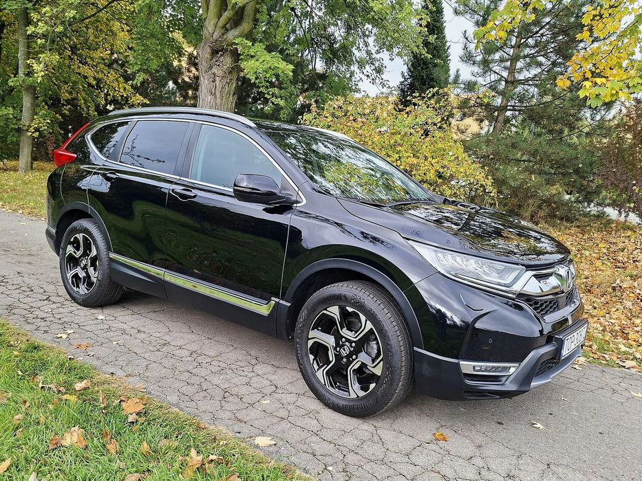 Honda CR-V napęd 4x4, 7-os., skóry, kamera, nawigacja, pełen serwis