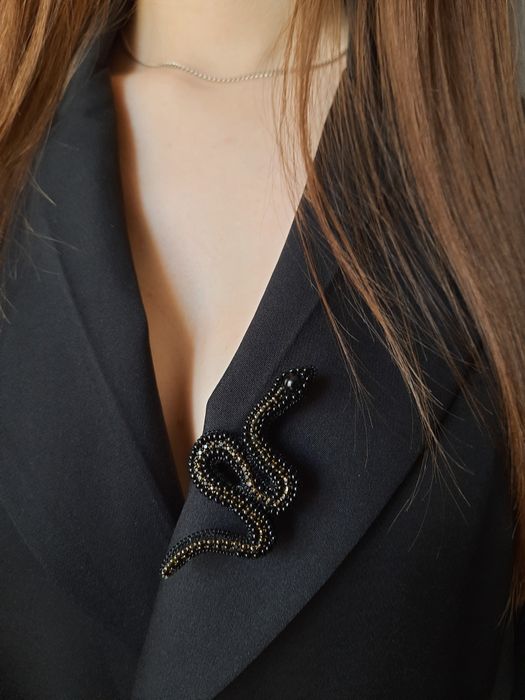 Брошка змія. Символ 2025 р. Подарунок. Новий рік. Брошь змея. Сувенір