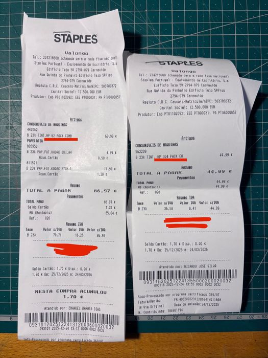 Tinteiros HP 62 (2 pack)