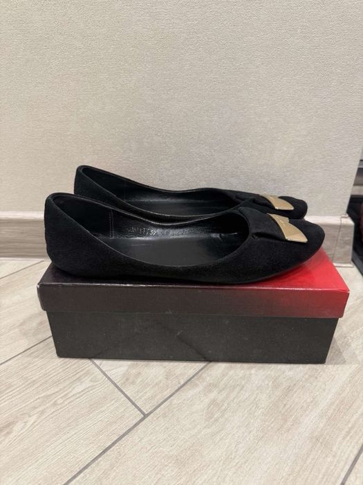 Балетки натуральна замш 39-40