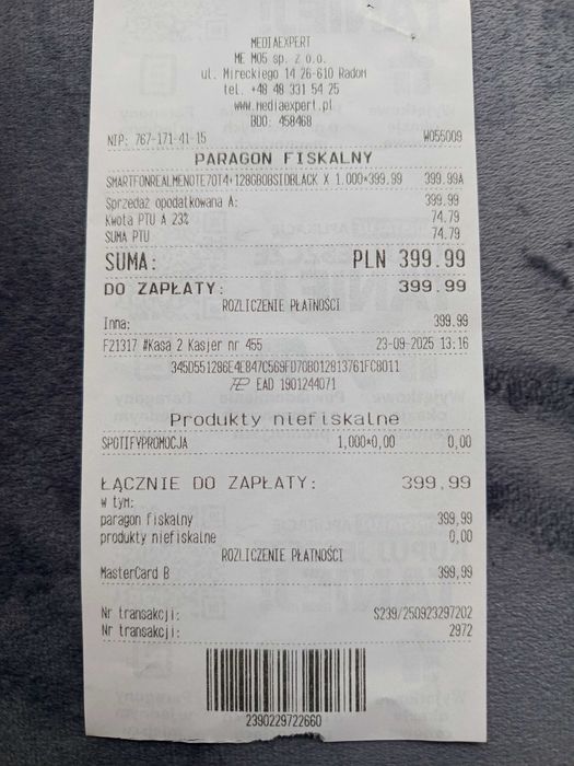 Telefon Realme Note 70T