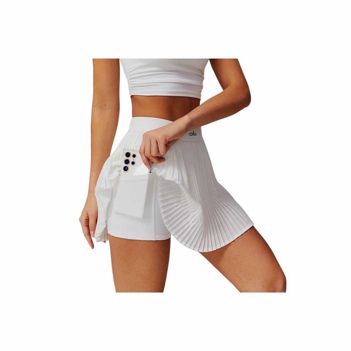 Спідниця-шорти Alo Yoga Logo Skirt White 87822-WT