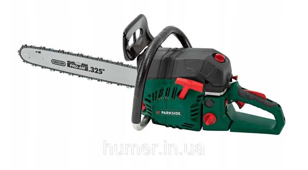 Професійна бензопила PARKSIDE 18", 52 куб.см для ефективного розпилу
