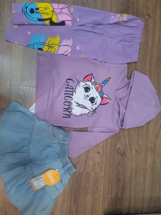 Одяг на дівчинку 3 роки / худі / лосини / спідниця