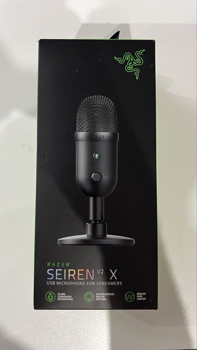 Nowy Mikrofon RAZER Seiren V2 X Gwarancja