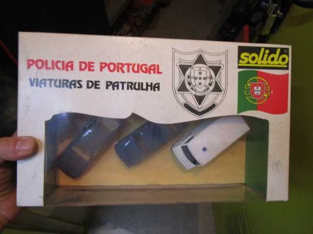 set Solido PSP Policia portuguesa novo Peugeot Ford