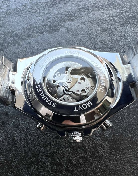 Механічний чоловічий годинник Skeleton Automatic | Часы мужские механические