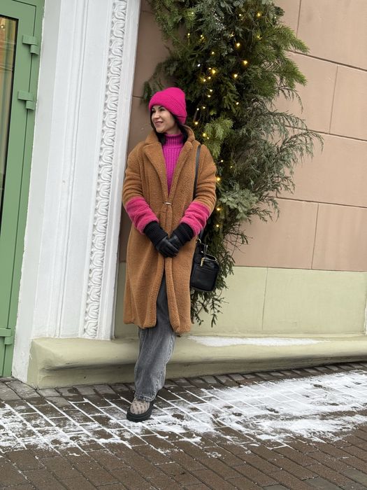 Шуба teddy від Mango