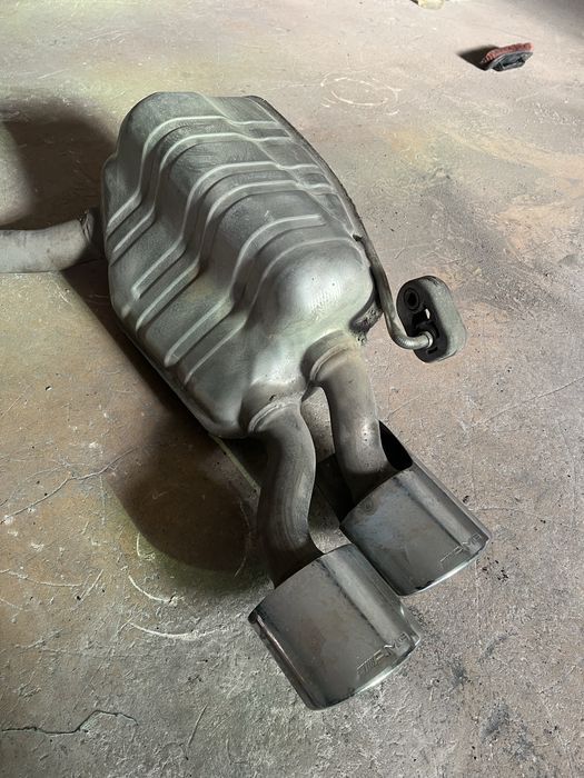 AMG вихлоп Mercedes оригінал w211 e55 к АМГ банки резонатор выхлопная