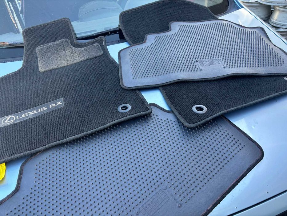 коврики  LEXUS RX 2016-2021 Оригинальные черные текстильные JAPAN