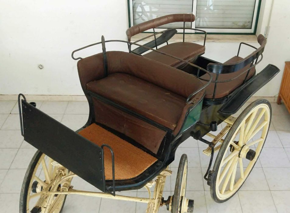 ANTIGO Braek Saloio, Finais Séc. XIX. Charrete Clássica (ou carruagem ligeira de estilo Phaeton / Milord)