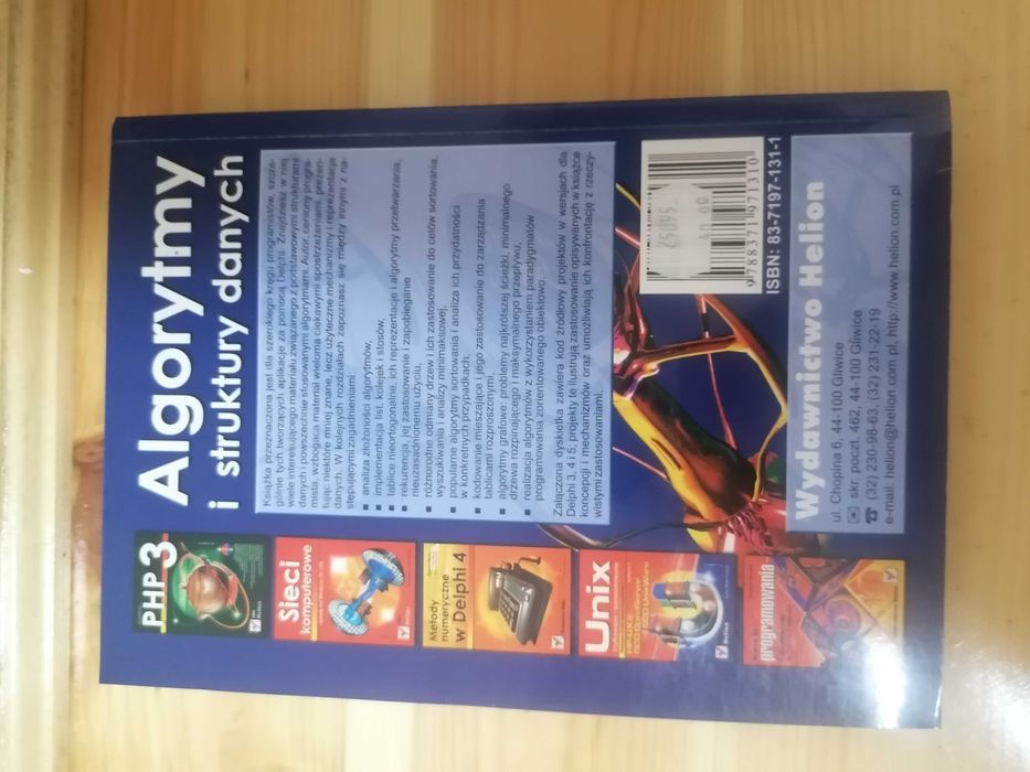 Książka Algorytmy i struktury danych z przykładami w Delphi
