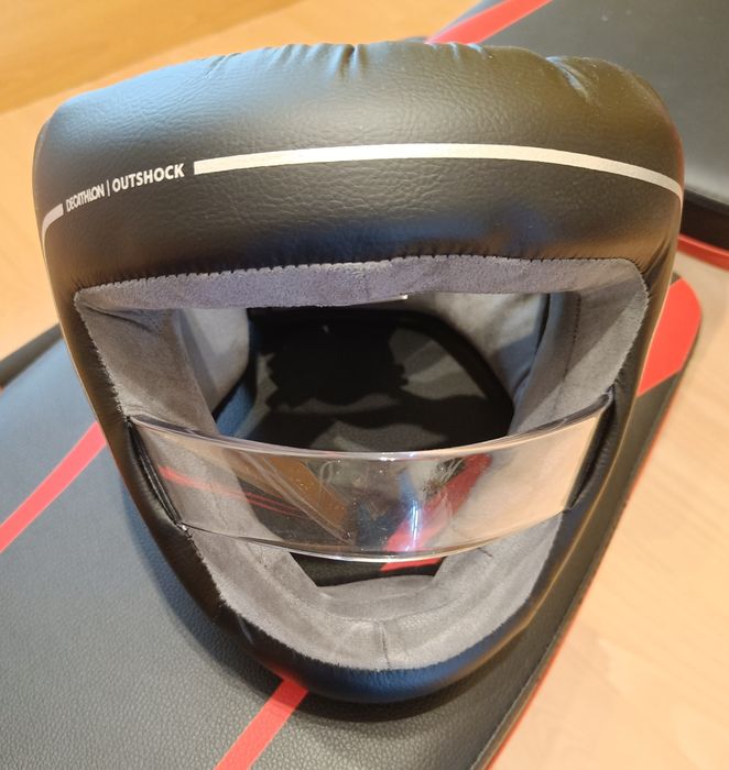 Capacete de Boxe com Barra P Nasal