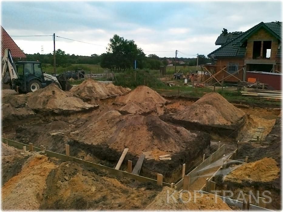 Usługi Koparką Kołową, OBROTÓWKA, Koparko Ładowarką Koparka z Młotem