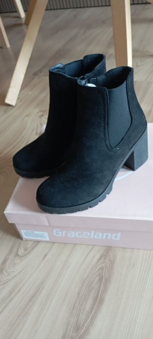 Botki kozaki czarne 40 Graceland