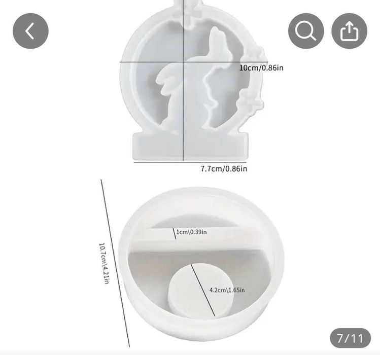 Moldes de Silicone para gesso cerâmico