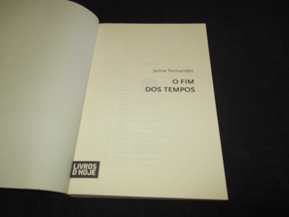 Livro O Fim dos Tempos Jaime Fernandes