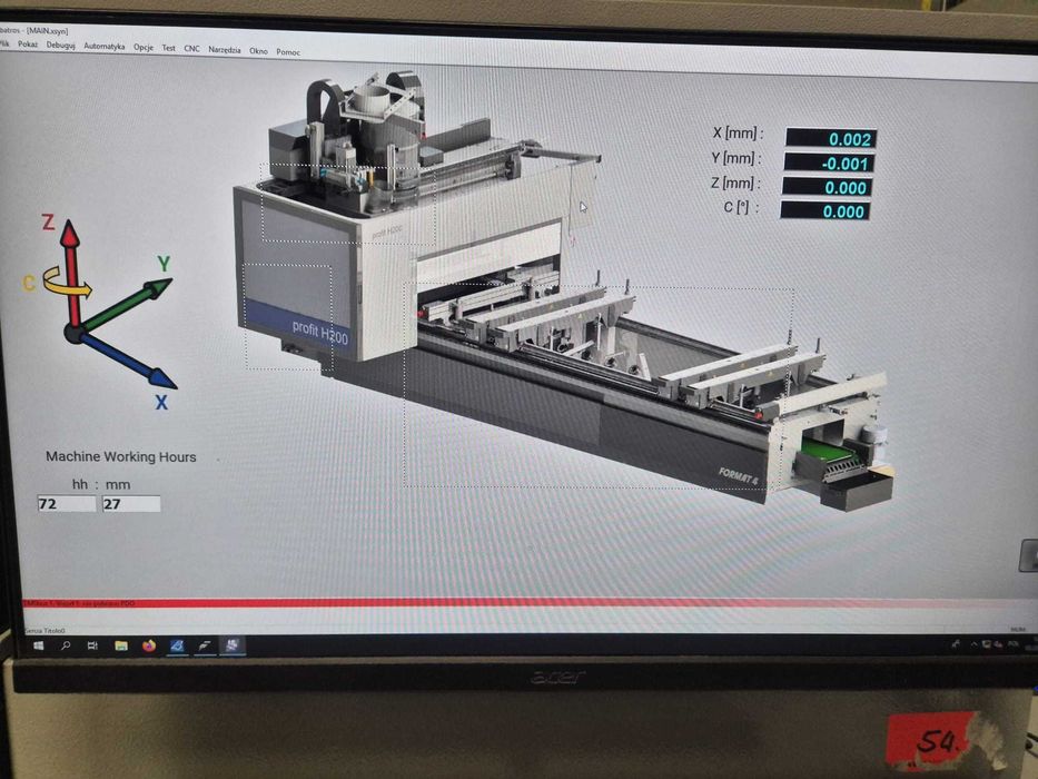 CNC Felder Format 4 H200 4 osie