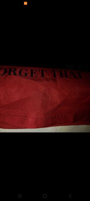 T-shirt vermelha com estampado à frente -S- Tiffosi