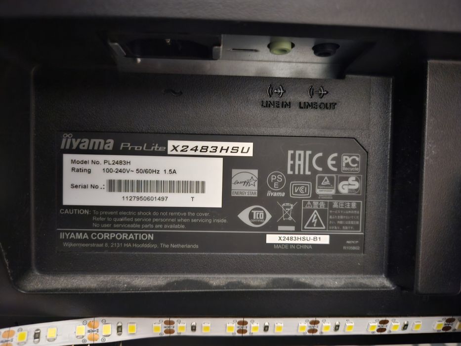 Monitory iiyama Prolite X2483HSU-B1 24cal