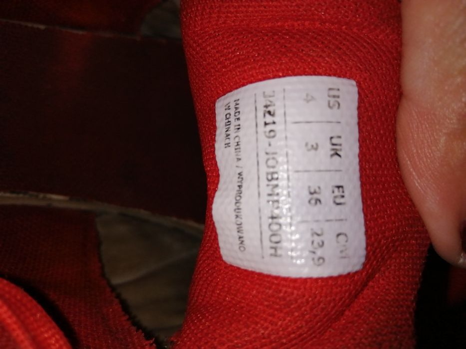 Adidasy 4f kolor czerwono czarne