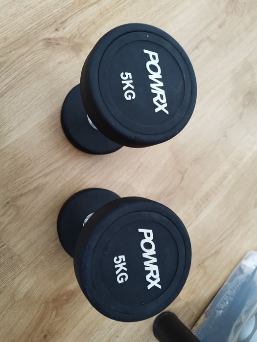 Hantle 2 x 5 kg mało używane
