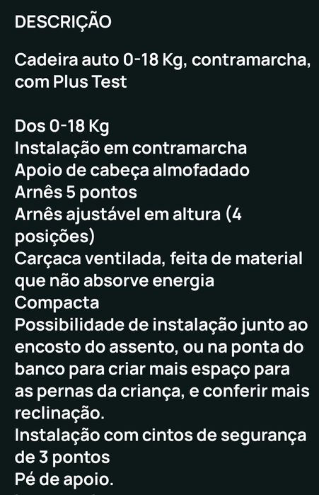 Cadeira Auto Baby Safe...Akita