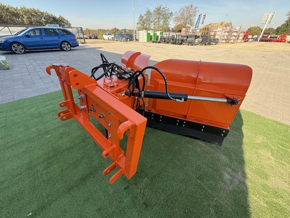 Pług ciężki SKŁADANY do śniegu Metal-Technik spych śnieżny strzałka