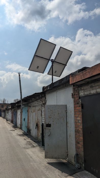 Сонячна станція, батарея 5kWh 48v, інвертор 1.5kW, сонячні панелі 1.1kW