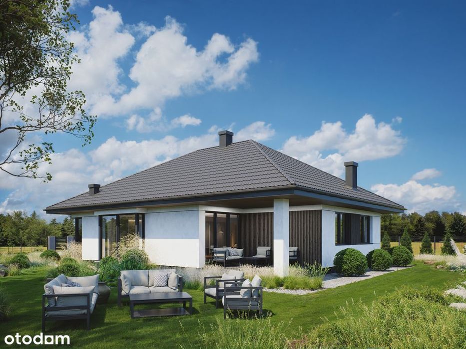 Dom wolnostojący w otulinie natury 130m2