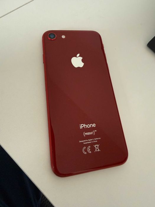 iPhone 8 64GB (PRODUCT)RED 100% baterii + nowe szklo