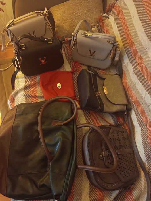 Zestaw 7 torebek nowych i prawie nowych