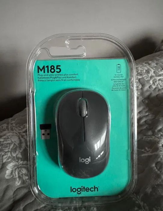 Mysz LOGITECH M185 Szary