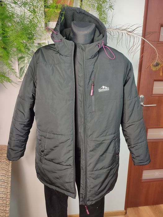 Ciepła ocieplana kurtka zimowa damska Snowdonia z kapturem rozmiar 18