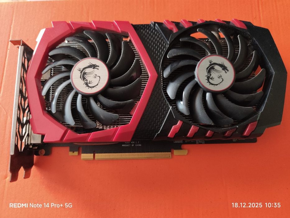 Sprzedam kartę graficzną GTX 1050