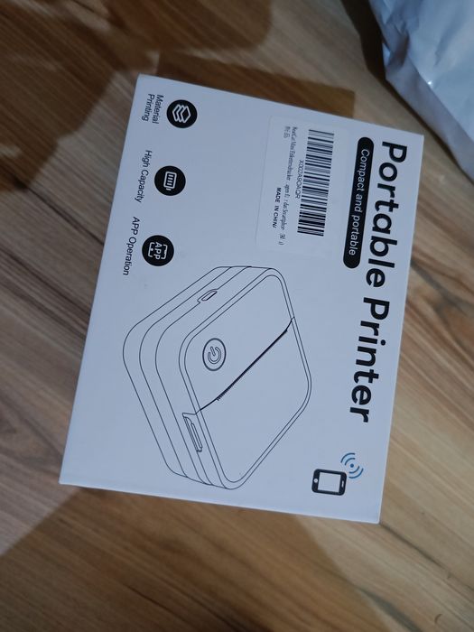 Mini drukarka przenośna bluetooth