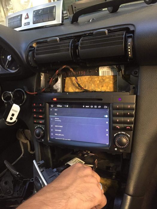Rádios novos w203 w463 W209 c/clk/amg/clc gps dvd Bluetooth
